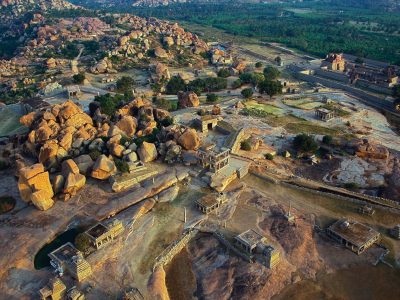 Circuit à Hampi, en Inde du Sud